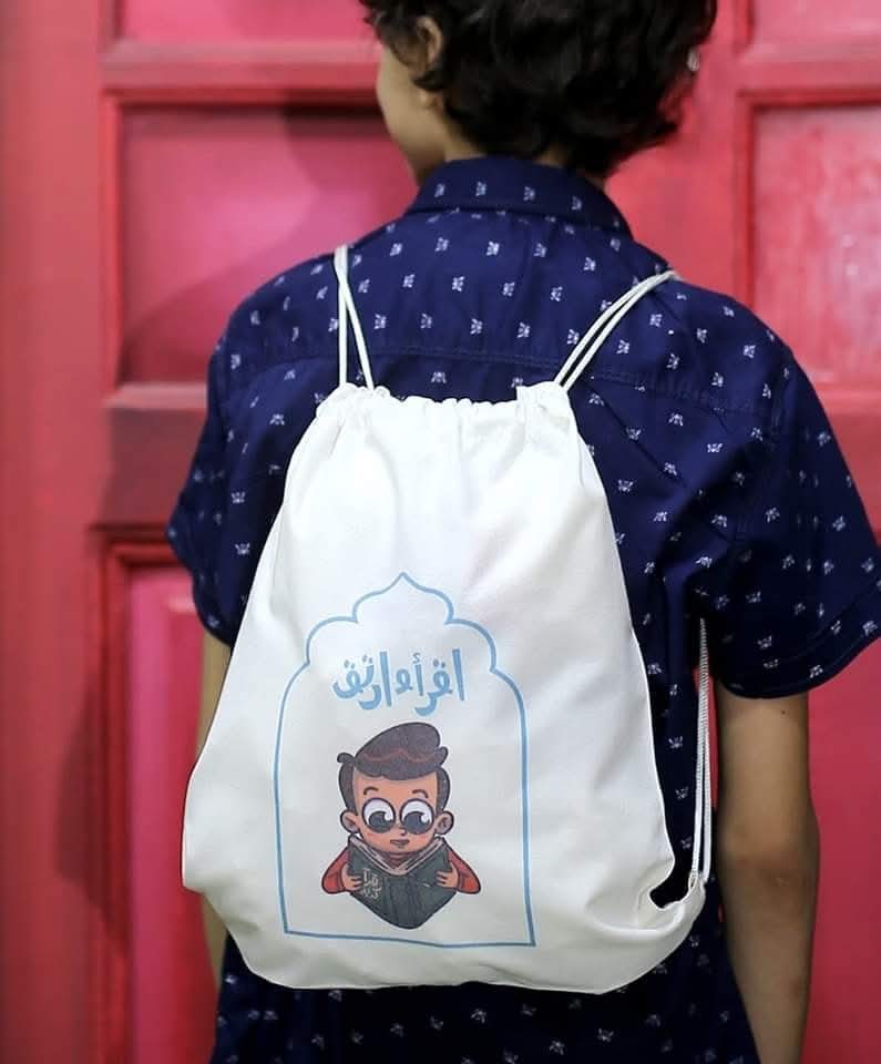 شنطة ظهر قماشية