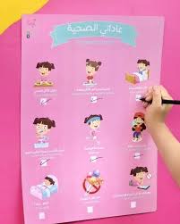 لوحة العادات الصحية